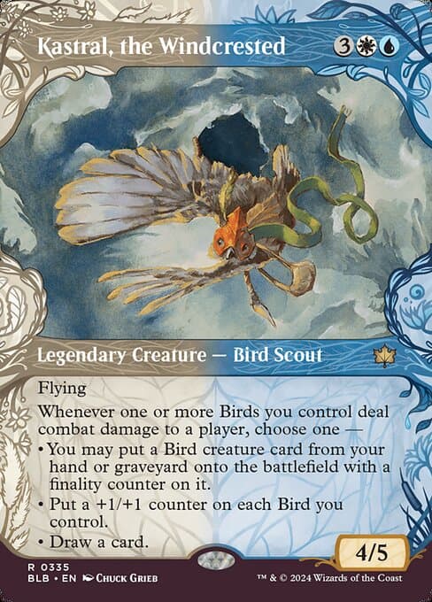 Kastral, the Windcrested from Bloomburrow (Rare)