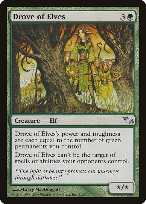 Drove of Elves from Shadowmoor (Uncommon)