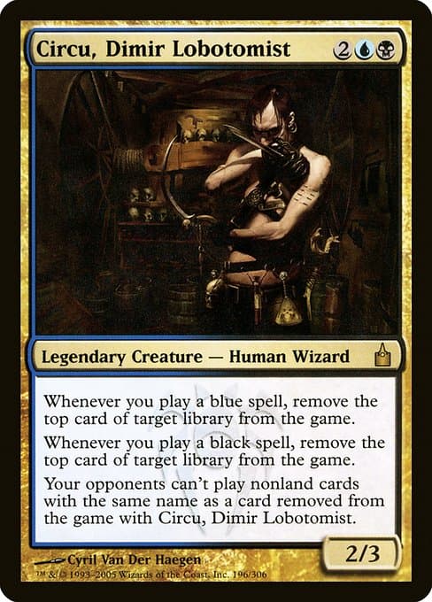 Circu, Dimir Lobotomist from Ravnica: City of Guilds (Rare)