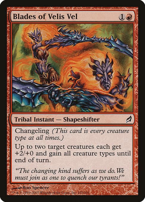 Blades of Velis Vel from Lorwyn (Common)