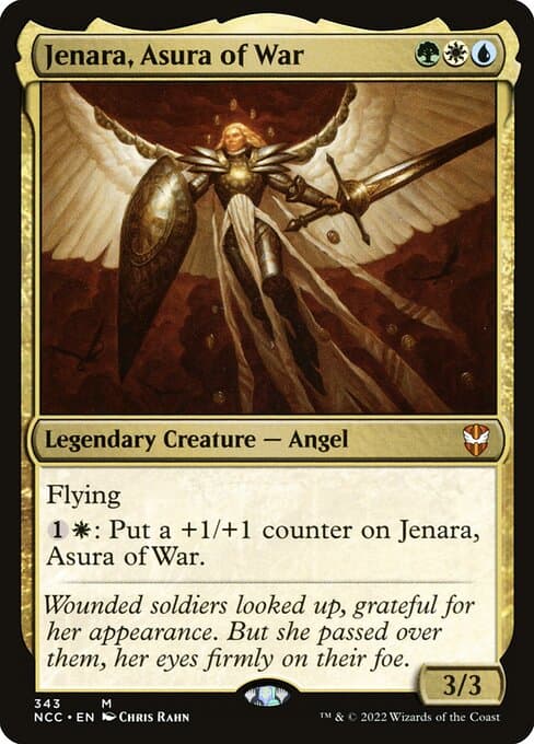 Jenara, Asura of War from New Capenna Commander (Mythic)