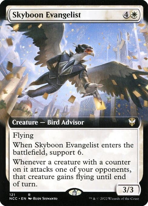 Skyboon Evangelist from New Capenna Commander (Rare)