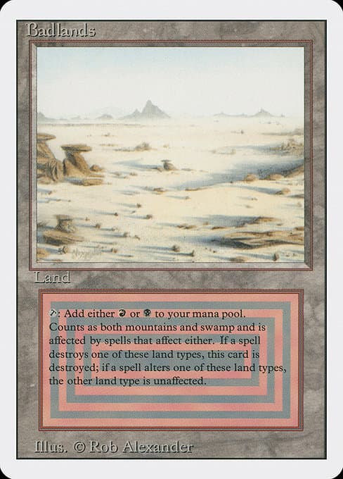 Badlands from Revised Edition (Rare)