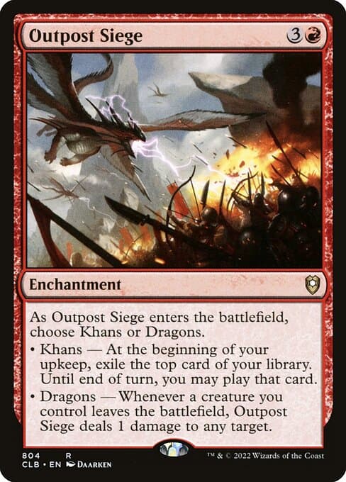 Outpost Siege from Commander Legends: Battle for Baldur's Gate (Rare)