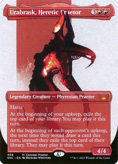Urabrask, Heretic Praetor from Streets of New Capenna (Mythic)