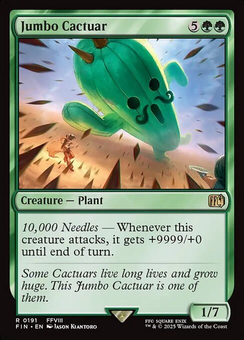 Jumbo Cactuar from Final Fantasy (Rare)