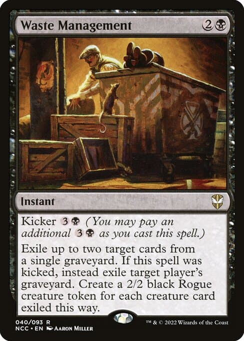 Waste Management from New Capenna Commander (Rare)