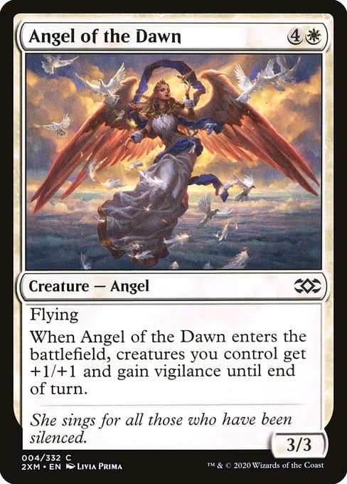 Angel of the Dawn from Double Masters (Common)