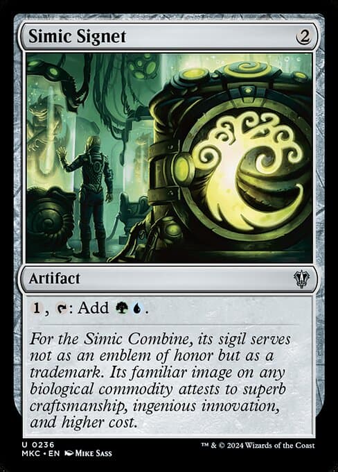 Simic Signet from Murders at Karlov Manor Commander (Uncommon)
