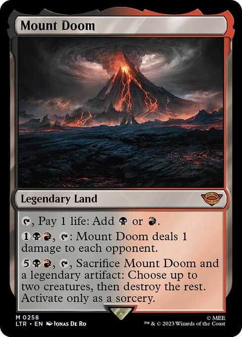 Mount Doom from The Lord of the Rings: Tales of Middle-earth (Mythic)