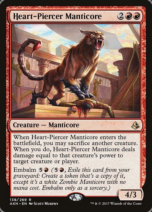 Heart-Piercer Manticore from Amonkhet (Rare)