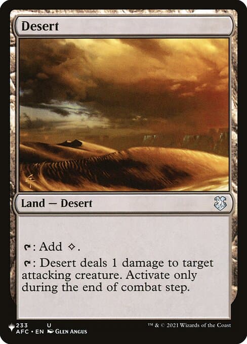 Desert from The List (Uncommon)