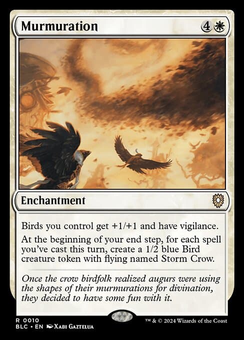 Murmuration from Bloomburrow Commander (Rare)