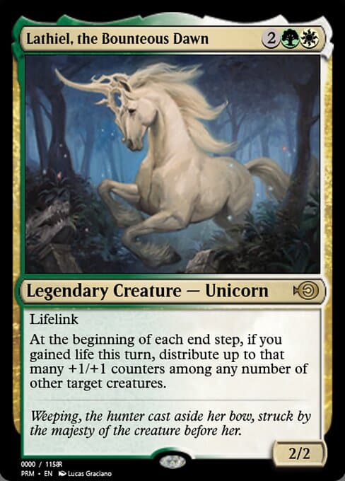 Lathiel, the Bounteous Dawn from Magic Online Promos (Rare)
