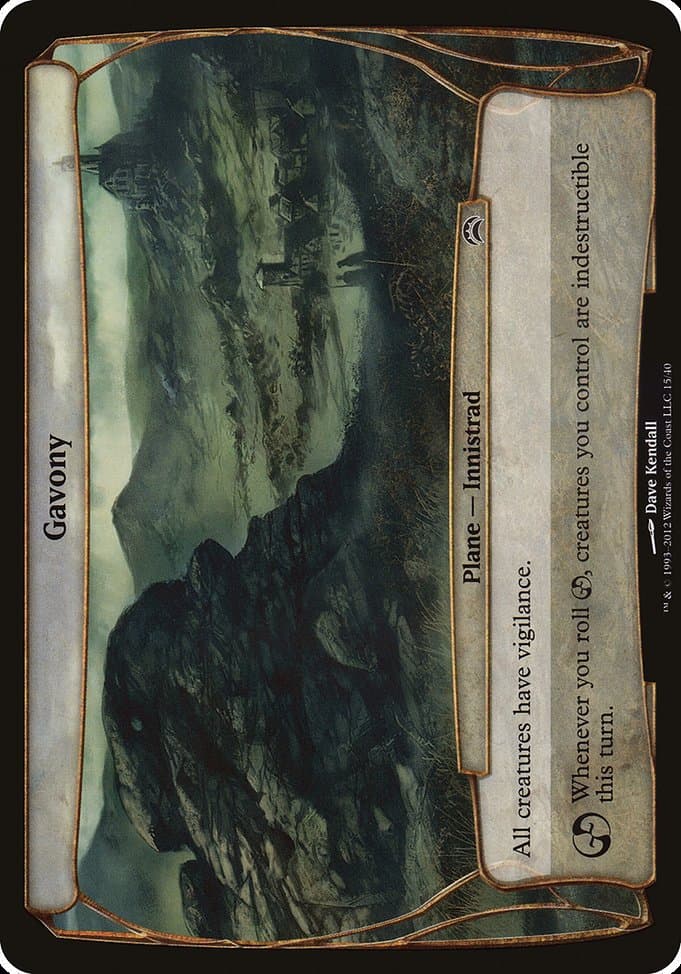 Gavony from Planechase 2012 Planes (Common)