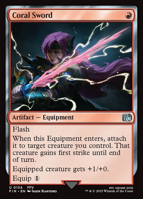 Coral Sword (Uncommon)