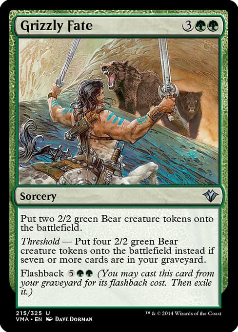 Grizzly Fate from Vintage Masters (Uncommon)