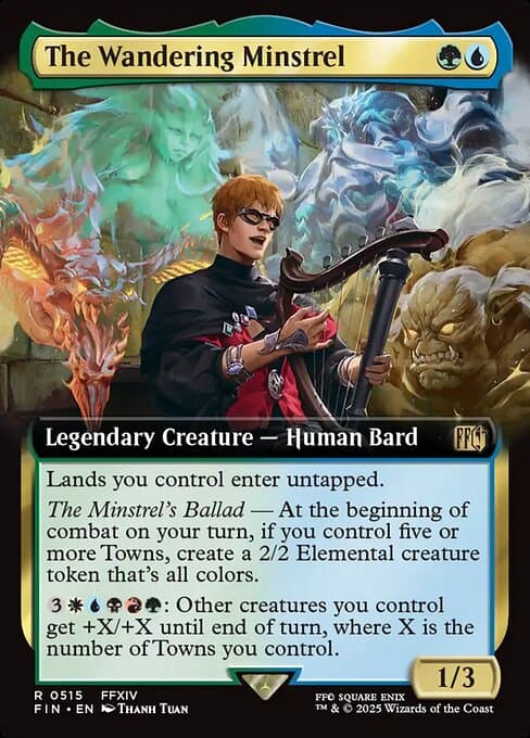 The Wandering Minstrel from Final Fantasy (Rare)