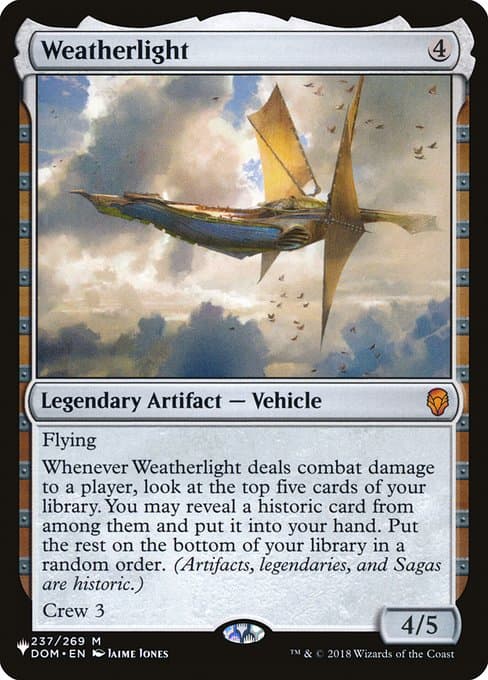 Weatherlight from The List (Mythic)