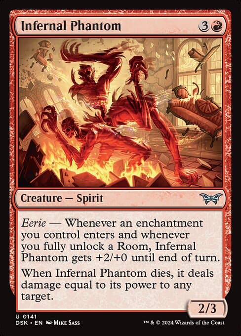 Infernal Phantom from Duskmourn: House of Horror (Uncommon)
