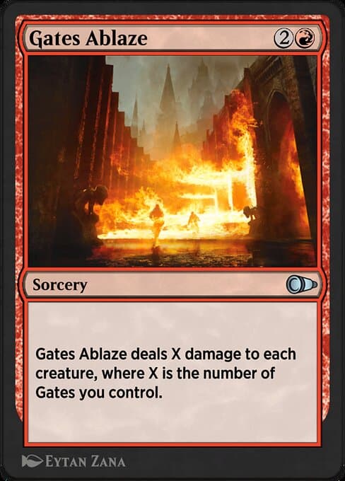 Gates Ablaze from Pioneer Masters (Uncommon)