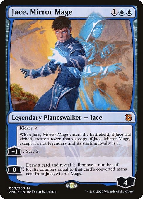 Jace, Mirror Mage from Zendikar Rising (Mythic)