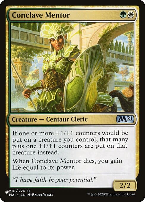 Conclave Mentor from The List (Uncommon)