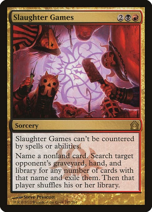 Slaughter Games from Return to Ravnica (Rare)