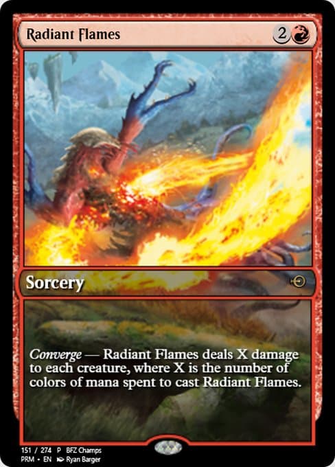 Radiant Flames from Magic Online Promos (Rare)