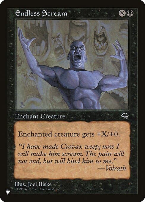 Endless Scream from The List (Common)