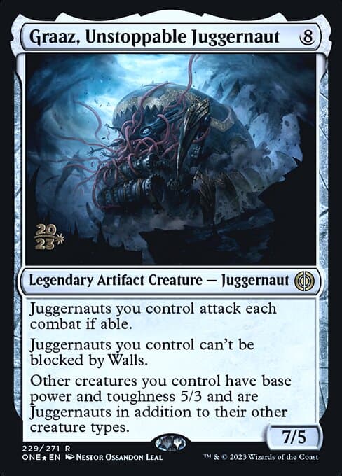 Graaz, Unstoppable Juggernaut from Phyrexia: All Will Be One Promos (Rare)