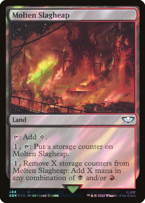 Molten Slagheap from Warhammer 40,000 Commander (Uncommon)