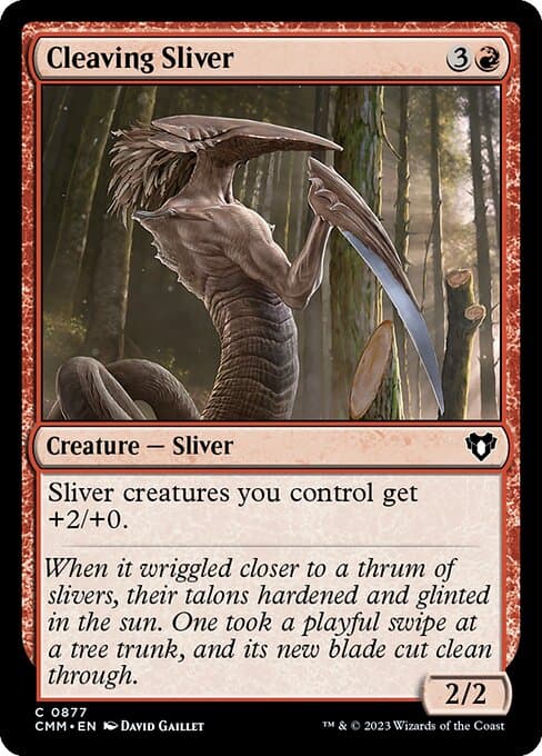 Cleaving Sliver from Commander Masters (Common)