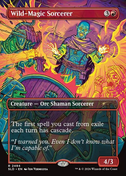 Wild-Magic Sorcerer from Secret Lair Drop (Rare)