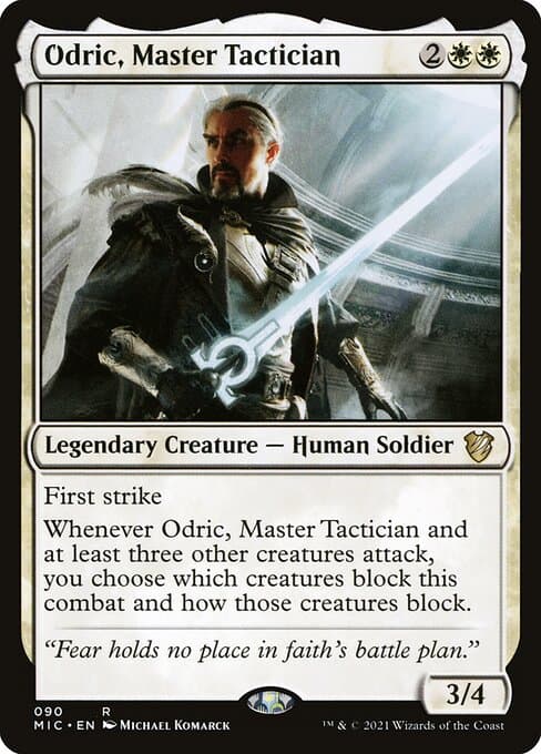 Odric, Master Tactician from Midnight Hunt Commander (Rare)