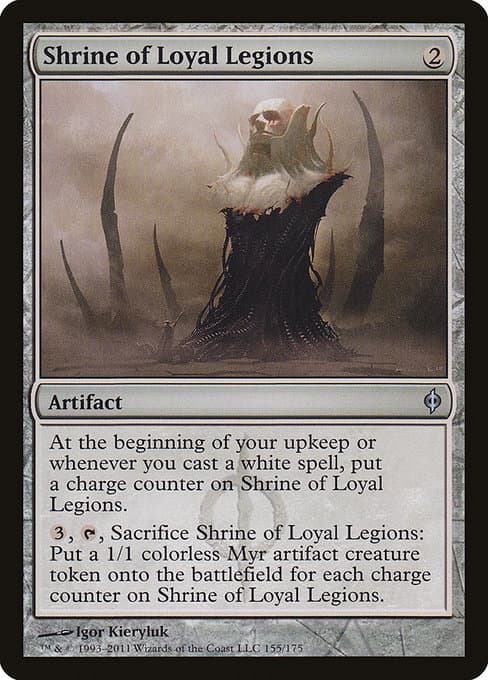 Shrine of Loyal Legions from New Phyrexia (Uncommon)