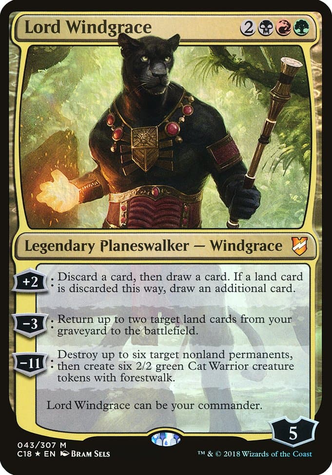 Lord Windgrace from Commander 2018 Oversized (Mythic)