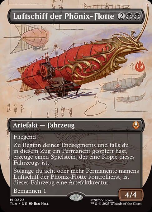 Phoenix Fleet Airship from Avatar: The Last Airbender (Mythic)