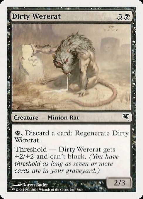 Dirty Wererat (Common)
