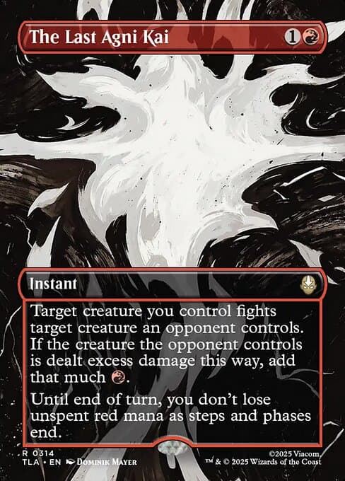 The Last Agni Kai from Avatar: The Last Airbender (Rare)