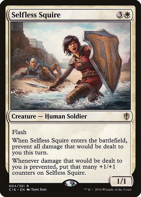Selfless Squire from Commander 2016 (Rare)