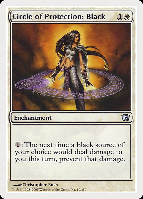 Circle of Protection: Black (Uncommon)