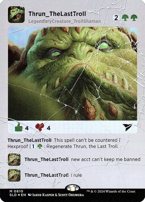 Thrun, the Last Troll from Secret Lair Drop (Mythic)