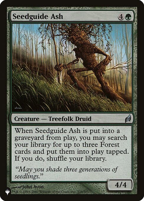 Seedguide Ash from The List (Uncommon)