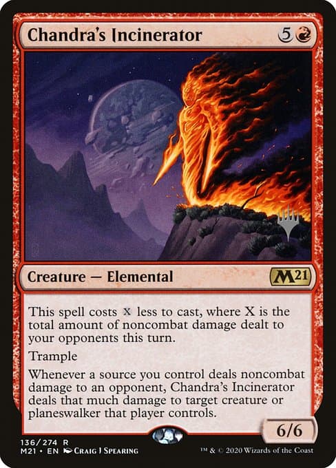 Chandra's Incinerator from Core Set 2021 Promos (Rare)