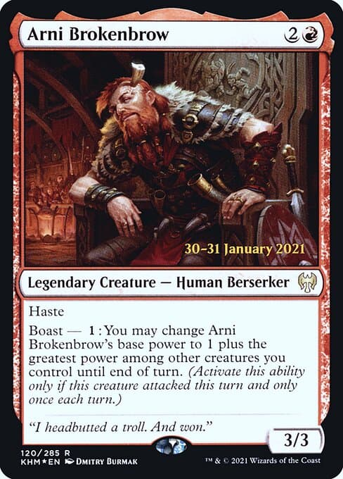 Arni Brokenbrow from Kaldheim Promos (Rare)