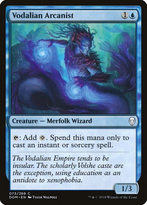 Vodalian Arcanist from Dominaria (Common)