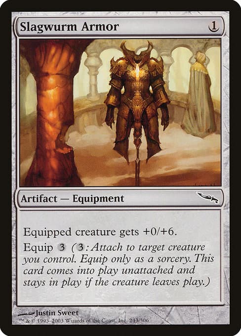 Slagwurm Armor from Mirrodin (Common)