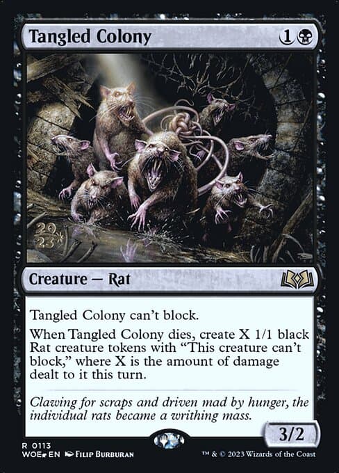 Tangled Colony from Wilds of Eldraine Promos (Rare)
