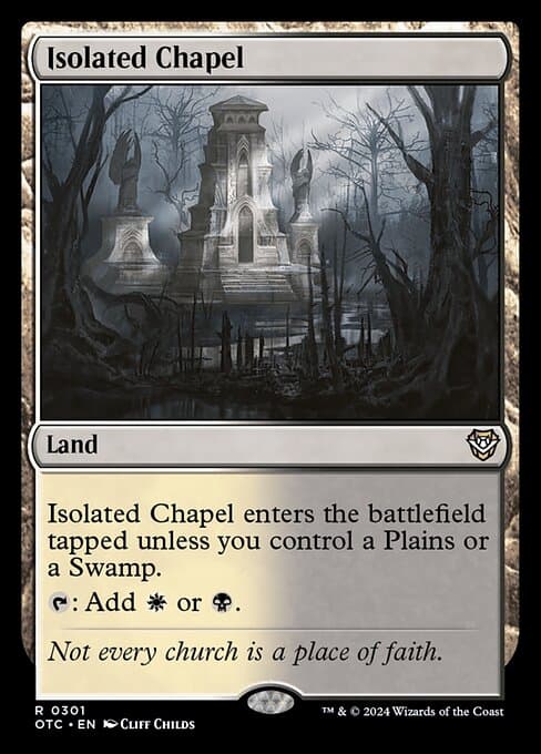 Isolated Chapel from Outlaws of Thunder Junction Commander (Rare)